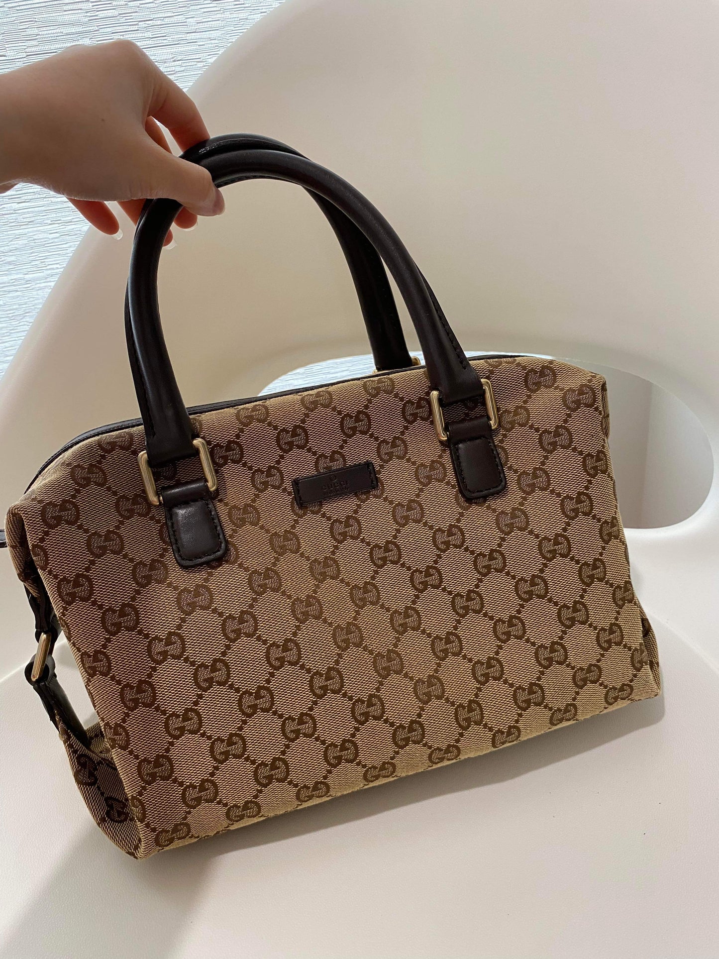 Gucci Boston Speedy Bag in GG Monogram Canvas
