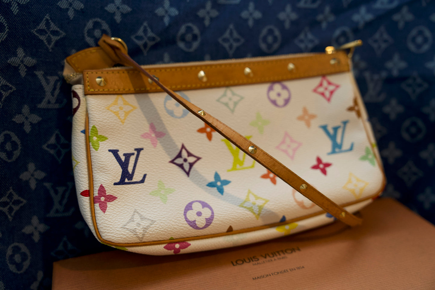 Louis Vuitton Multicolour Murakami Pochette