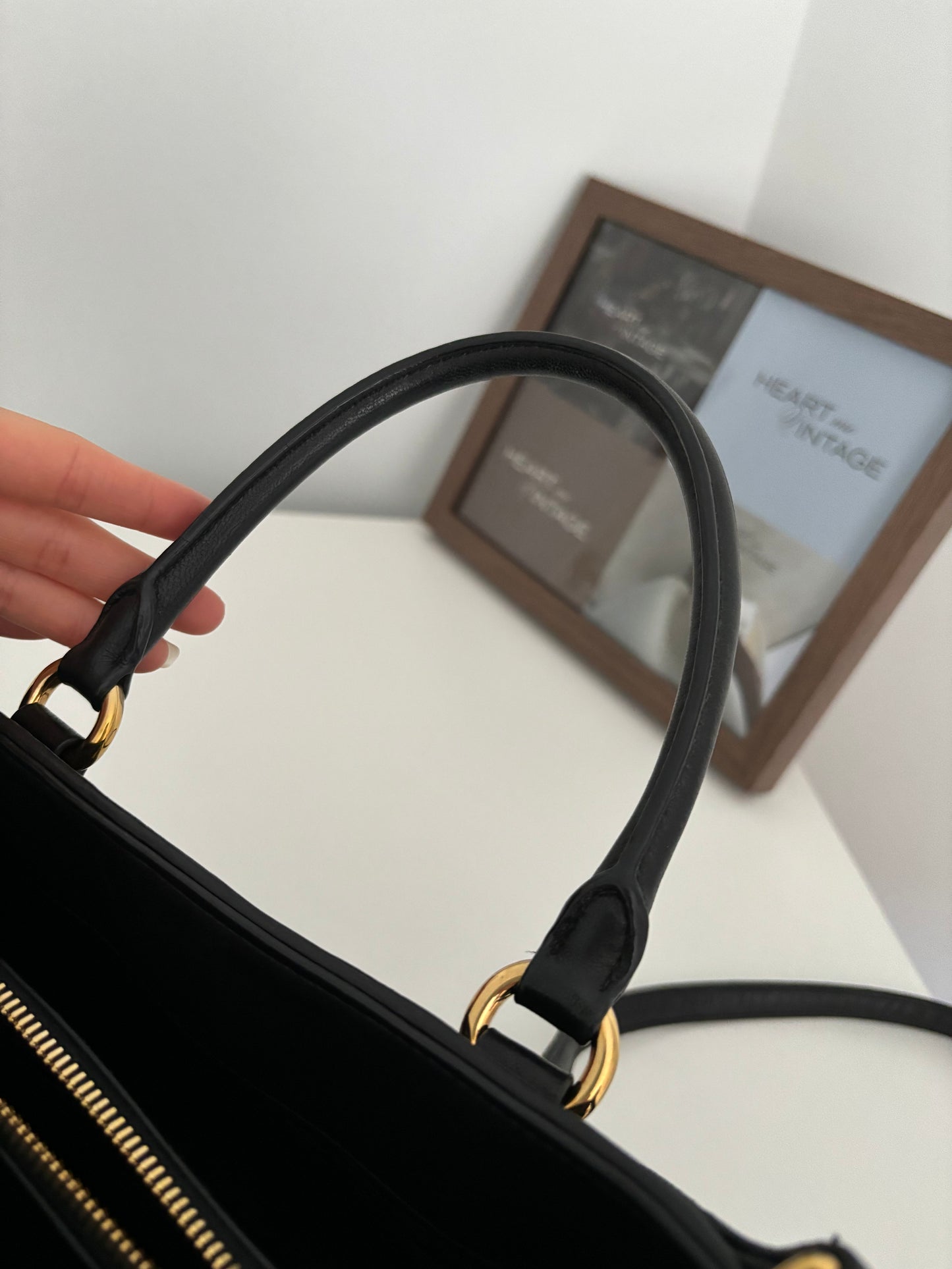 Prada Tessuto Gaufre in Nero black