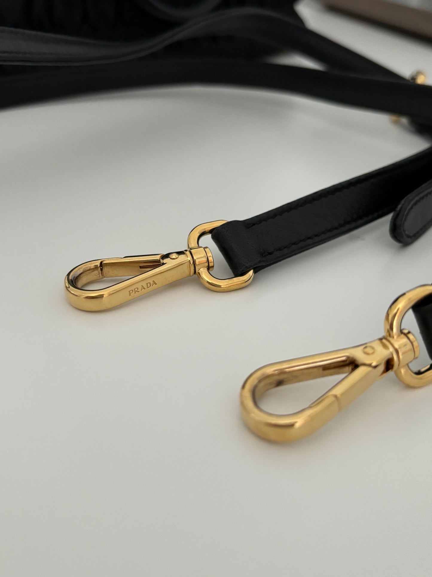 Prada Tessuto Gaufre in Nero black