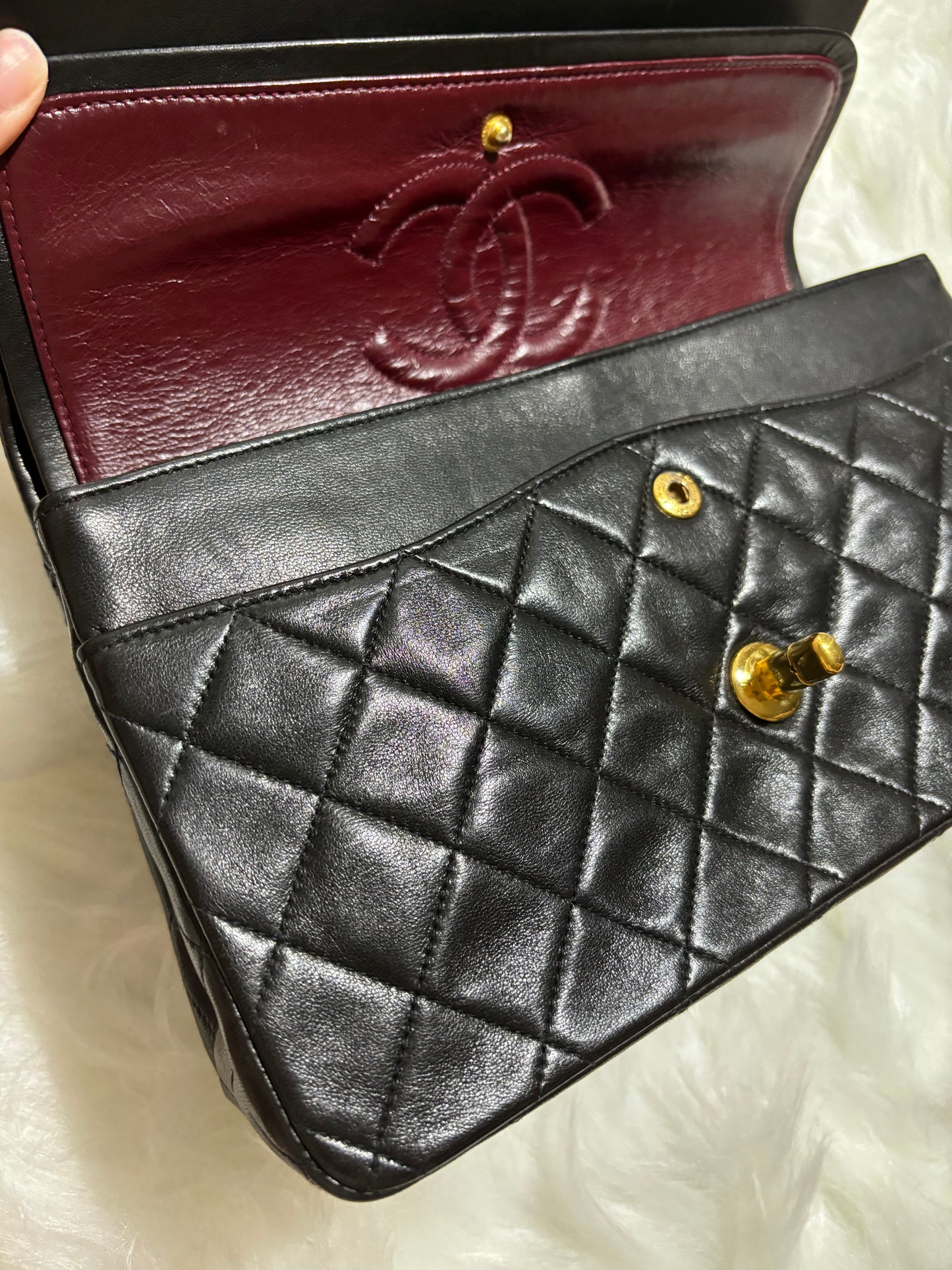 Chanel Classic Medium Lambskin with 24k GHW - Series 2