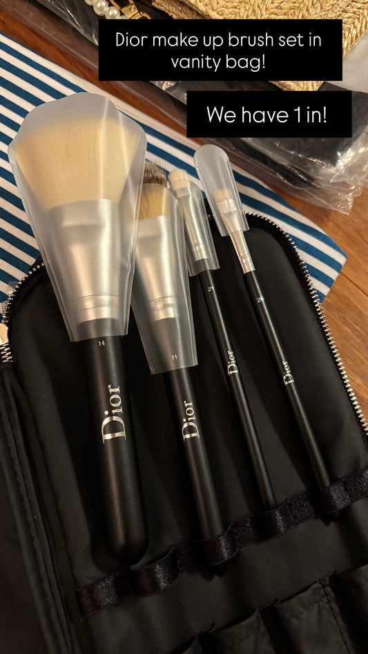 Dior make up pouch vanity bag