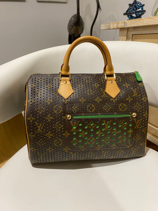 Louis Vuitton Monogram Speedy 30 Limited Edition Perforated