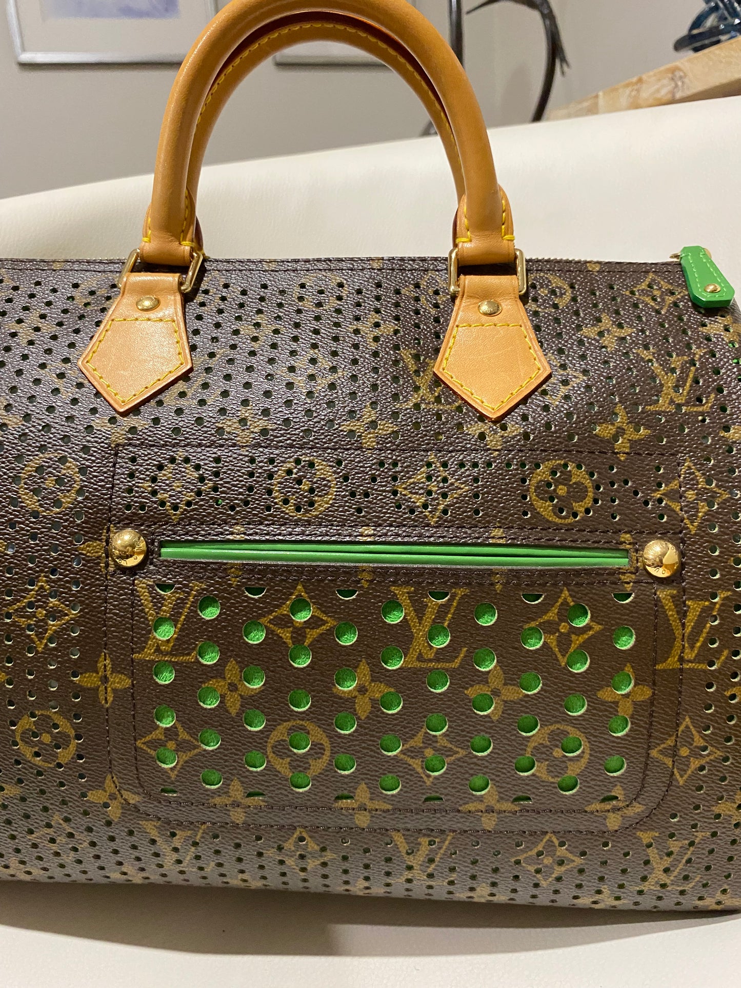 Louis Vuitton Monogram Speedy 30 Limited Edition Perforated