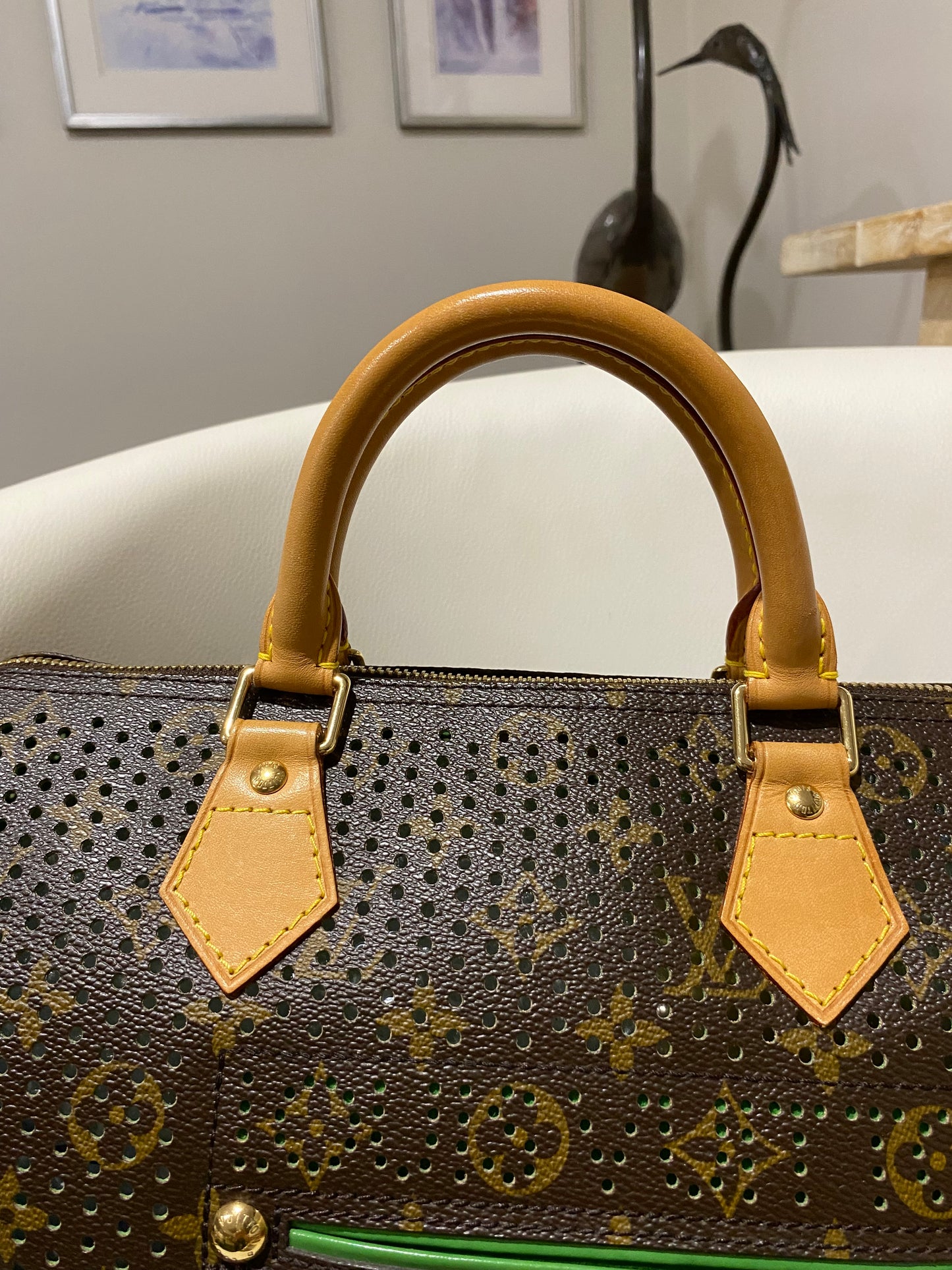 Louis Vuitton Monogram Speedy 30 Limited Edition Perforated