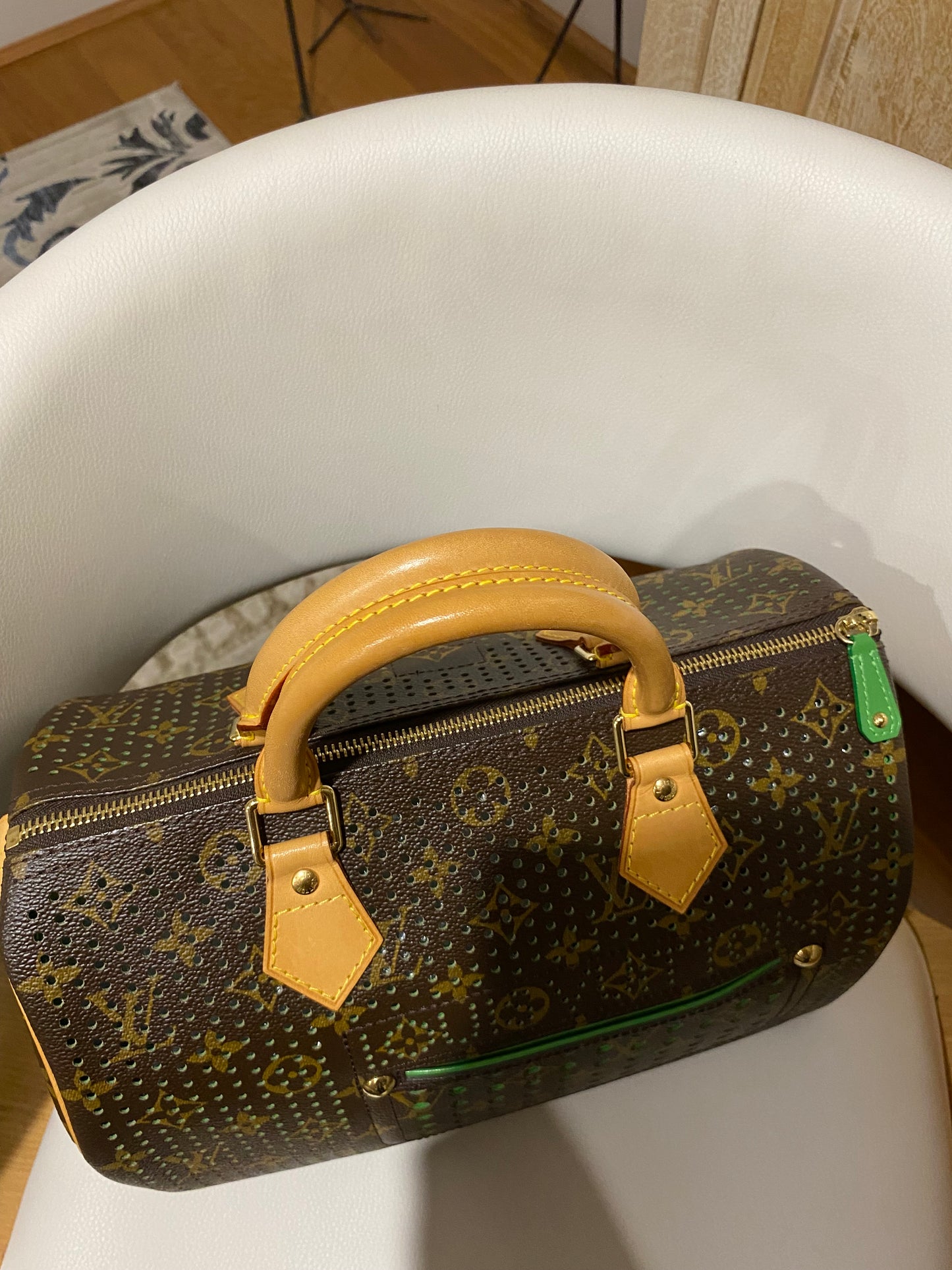 Louis Vuitton Monogram Speedy 30 Limited Edition Perforated