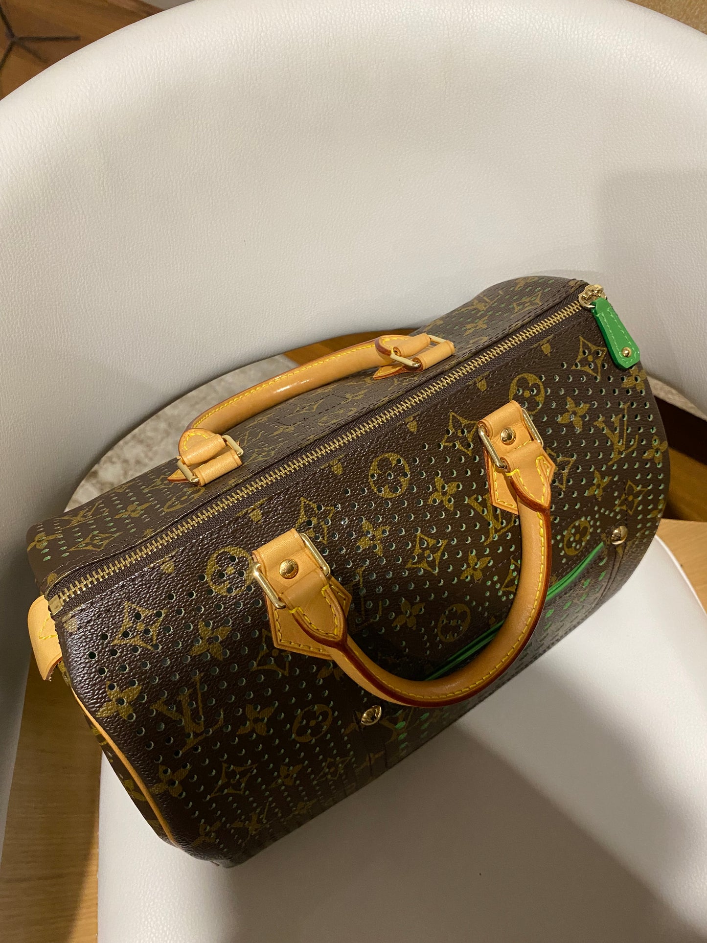 Louis Vuitton Monogram Speedy 30 Limited Edition Perforated