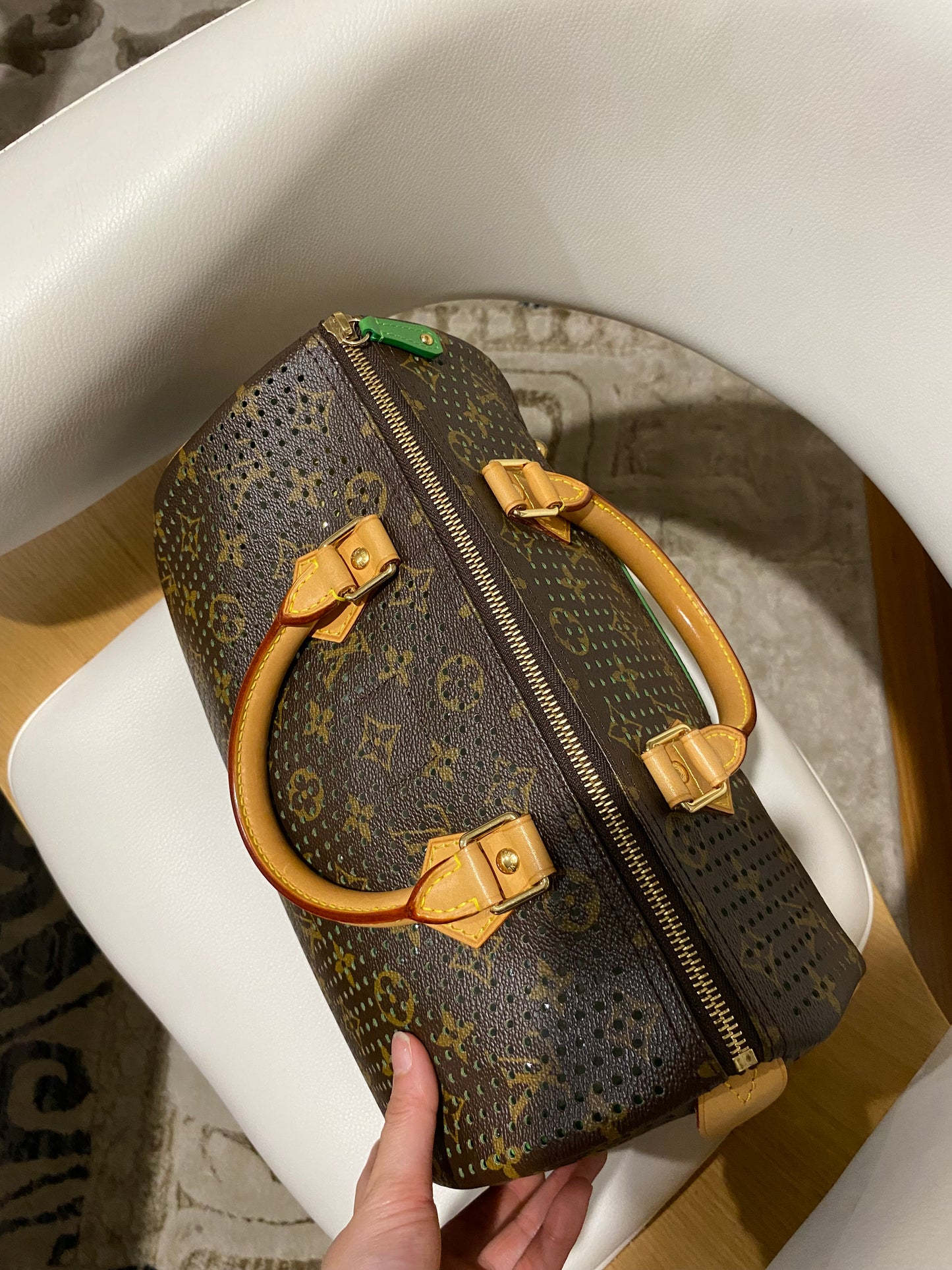 Louis Vuitton Monogram Speedy 30 Limited Edition Perforated