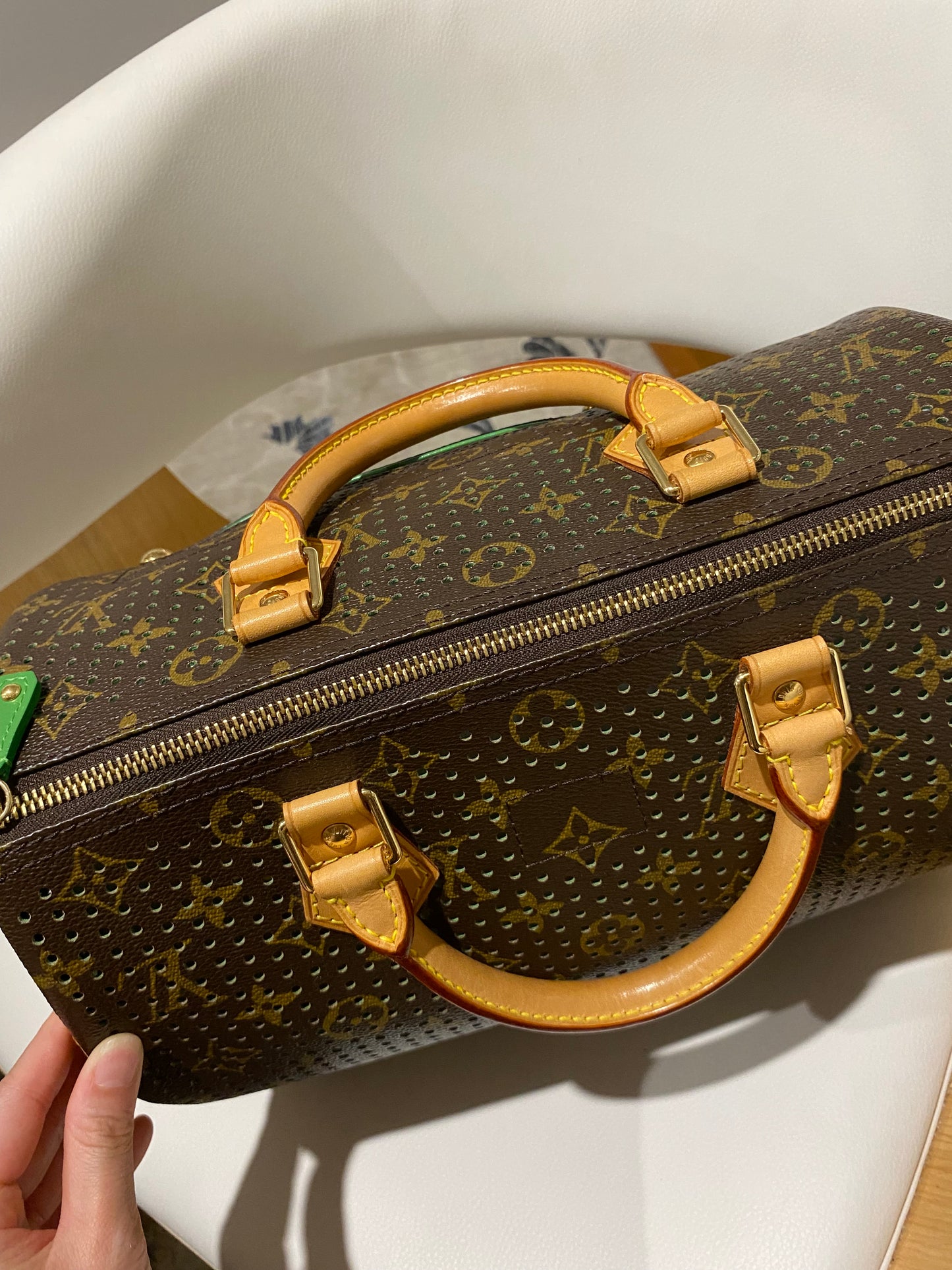 Louis Vuitton Monogram Speedy 30 Limited Edition Perforated