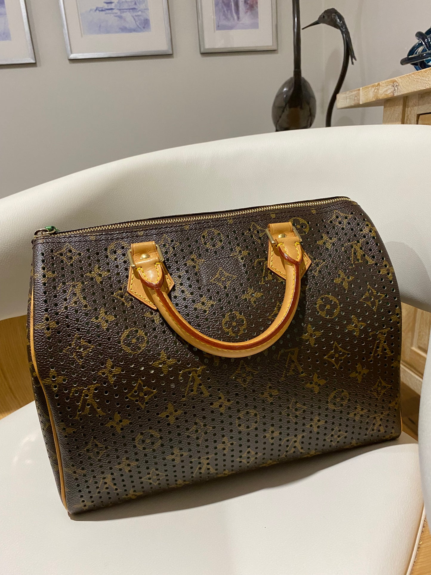 Louis Vuitton Monogram Speedy 30 Limited Edition Perforated