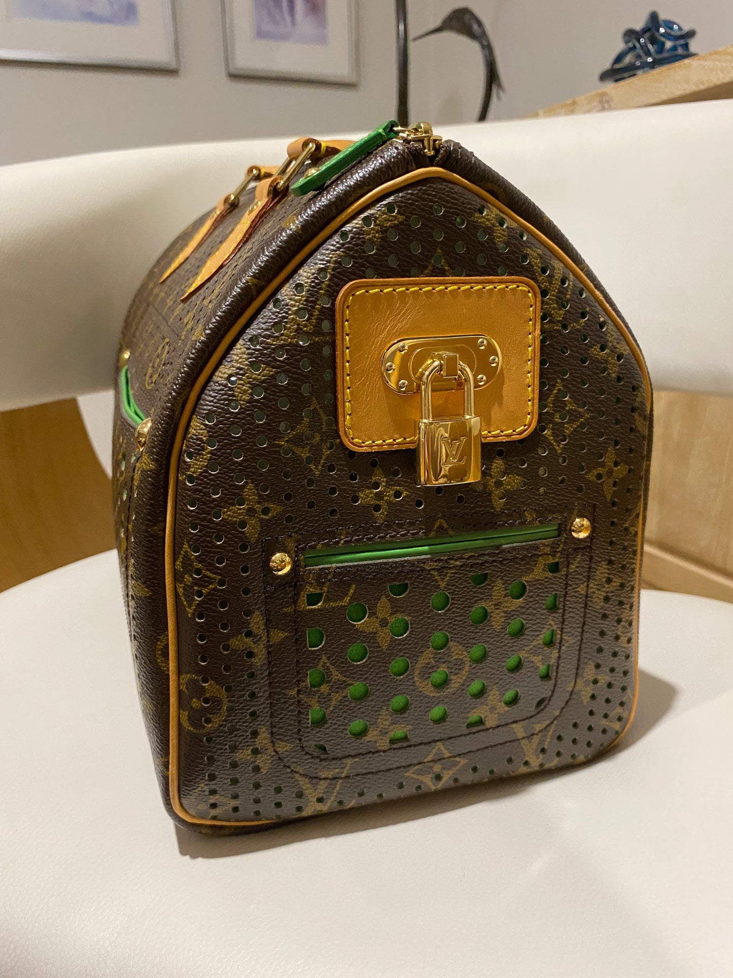 Louis Vuitton Monogram Speedy 30 Limited Edition Perforated