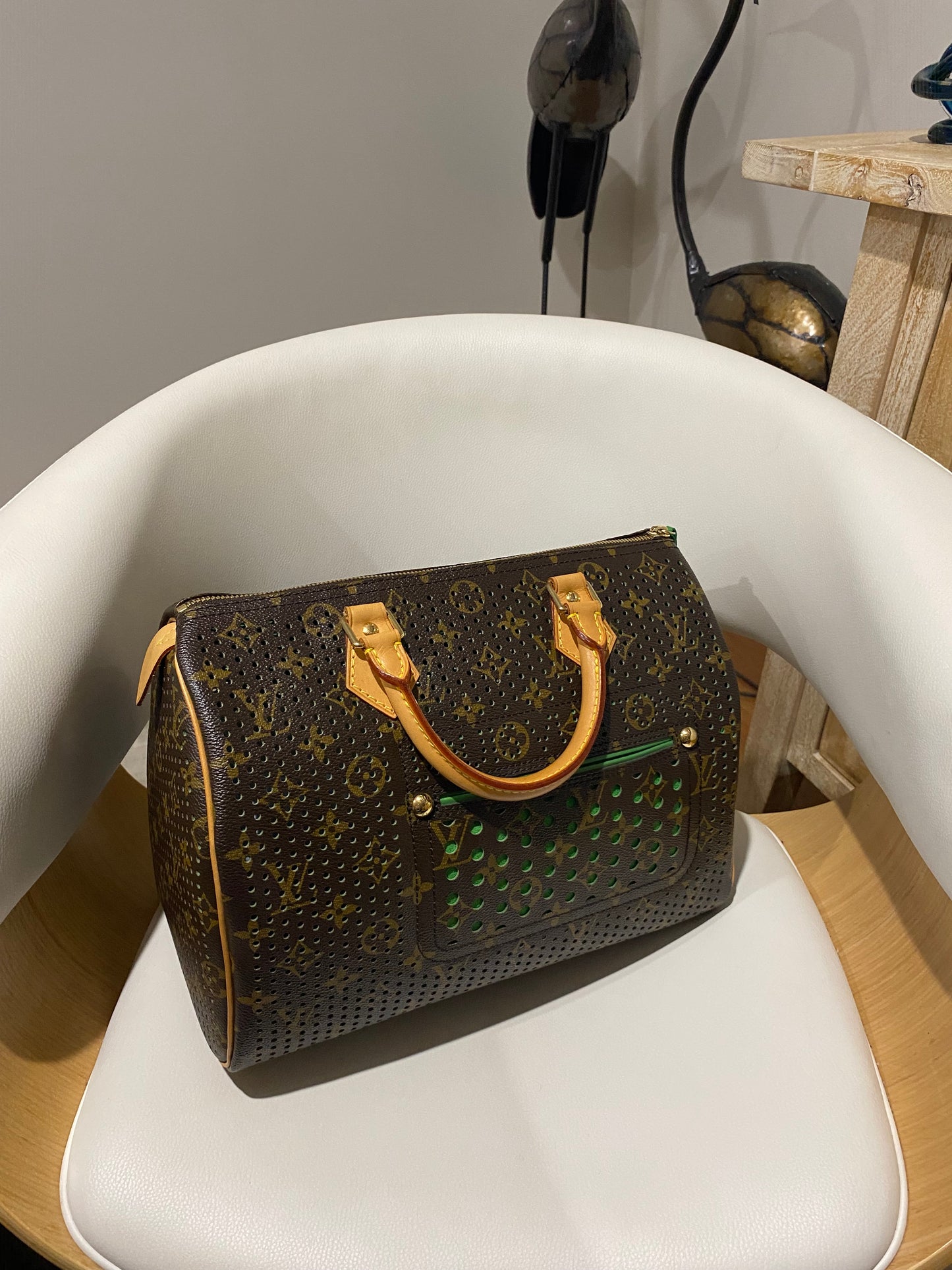 Louis Vuitton Monogram Speedy 30 Limited Edition Perforated