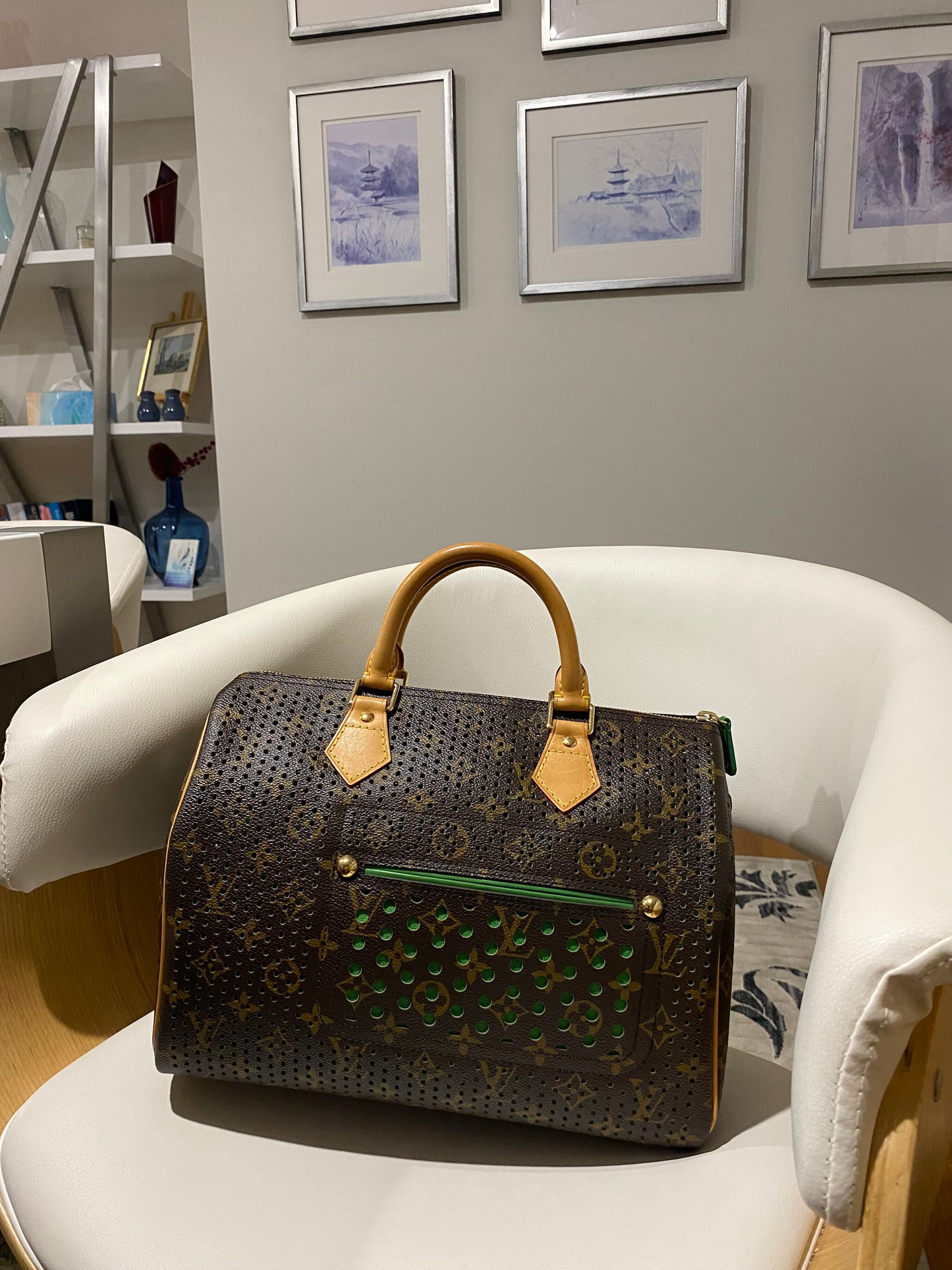 Louis Vuitton Monogram Speedy 30 Limited Edition Perforated