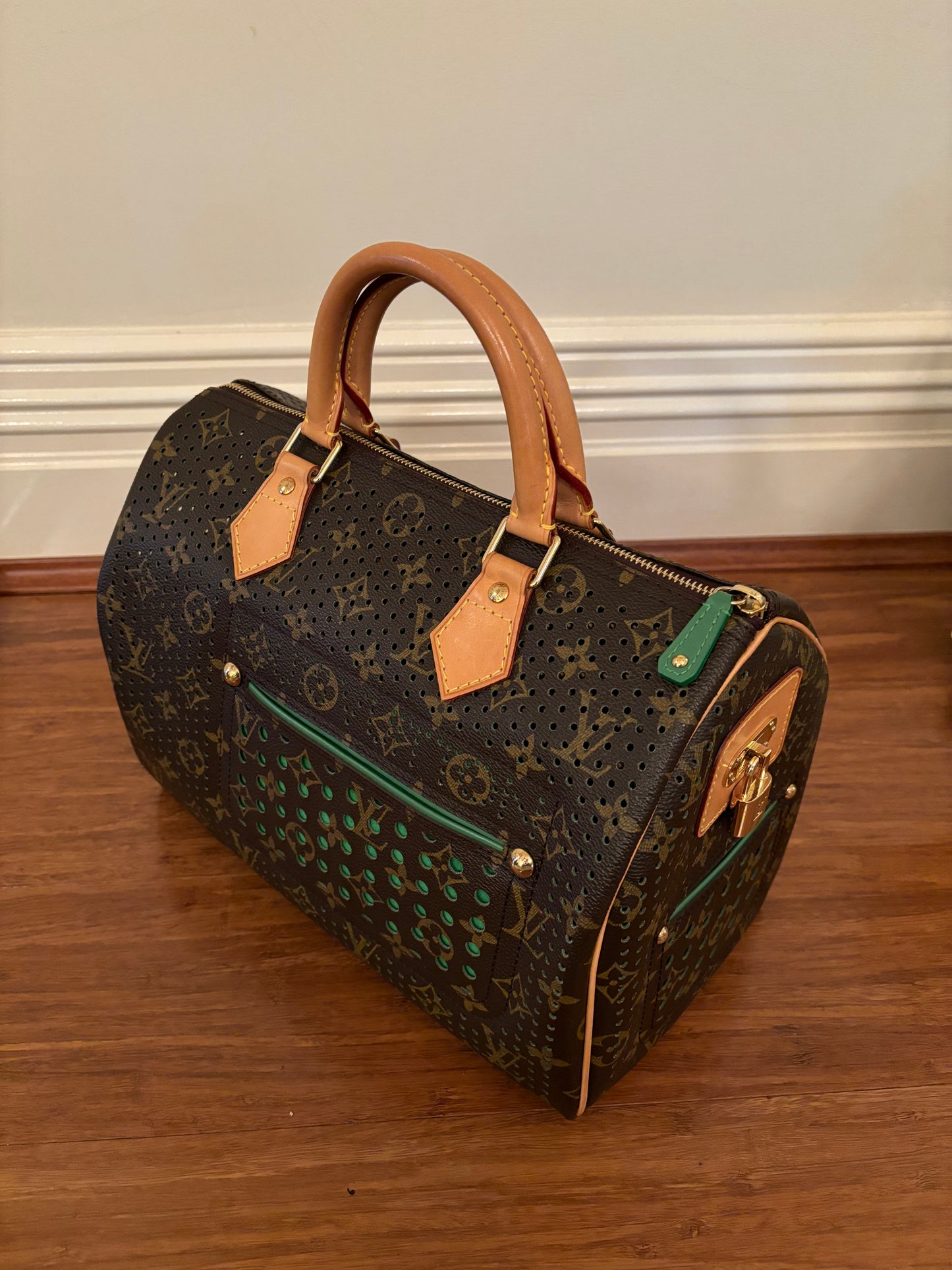 Louis Vuitton Monogram Speedy 30 Limited Edition Perforated