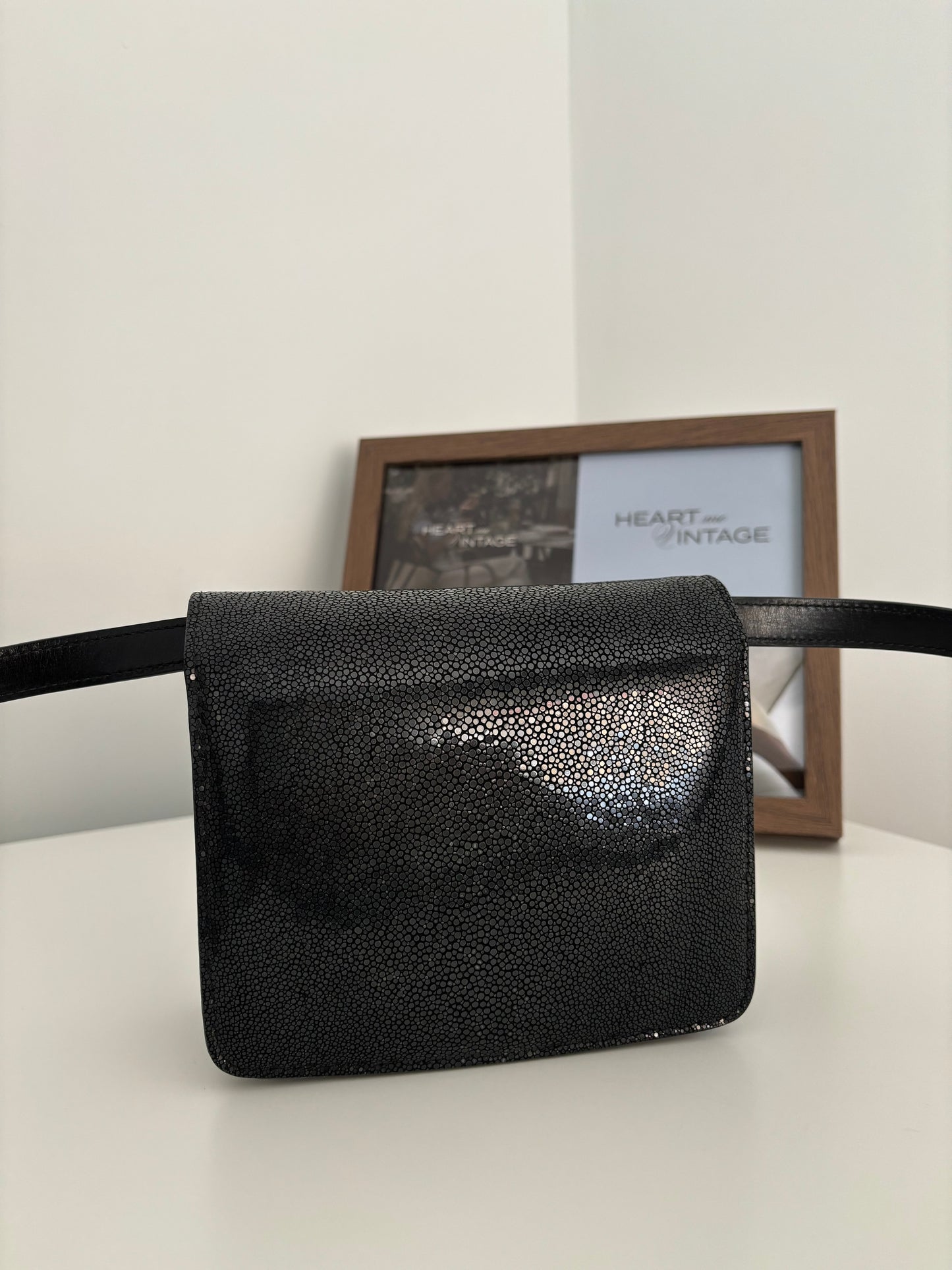 Celine Teen Box Bag in Stingray Leather *RARE*