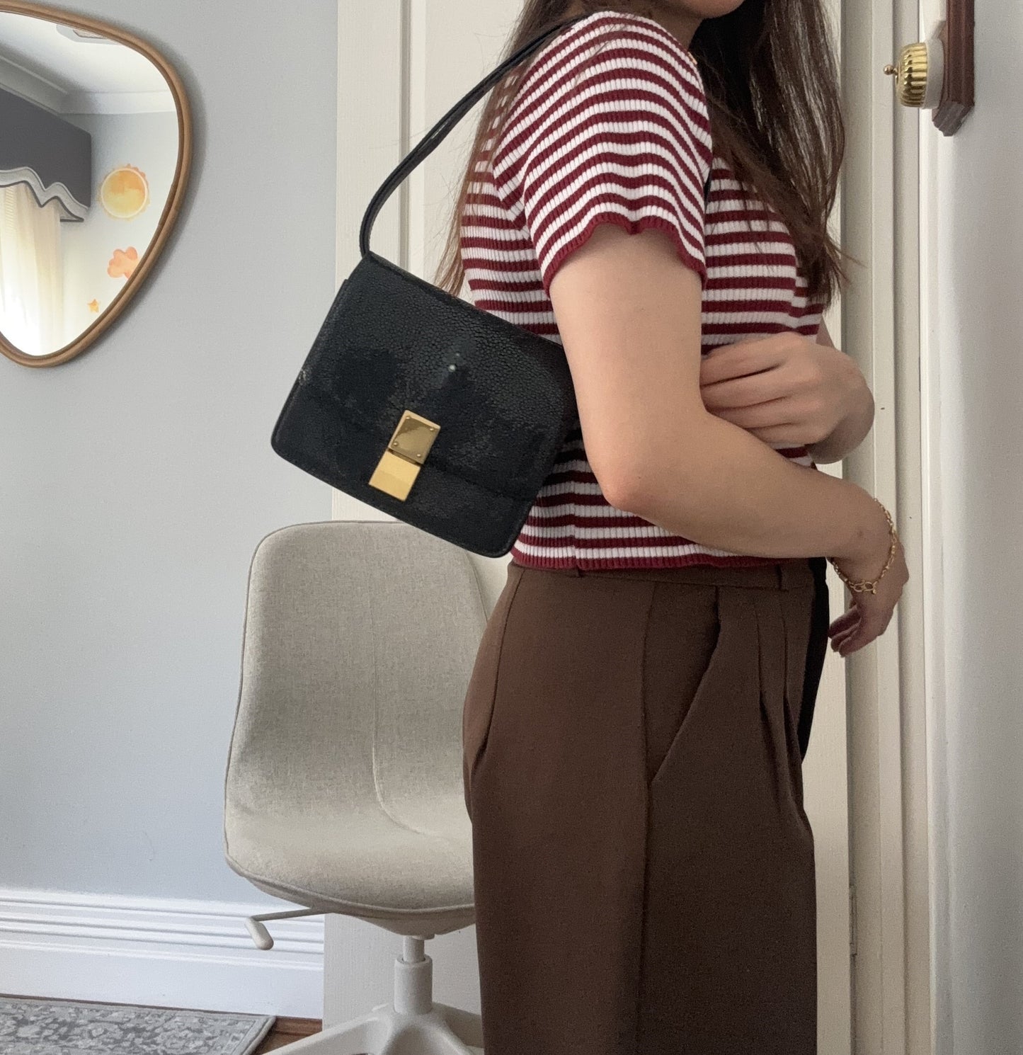 Celine Teen Box Bag in Stingray Leather *RARE*