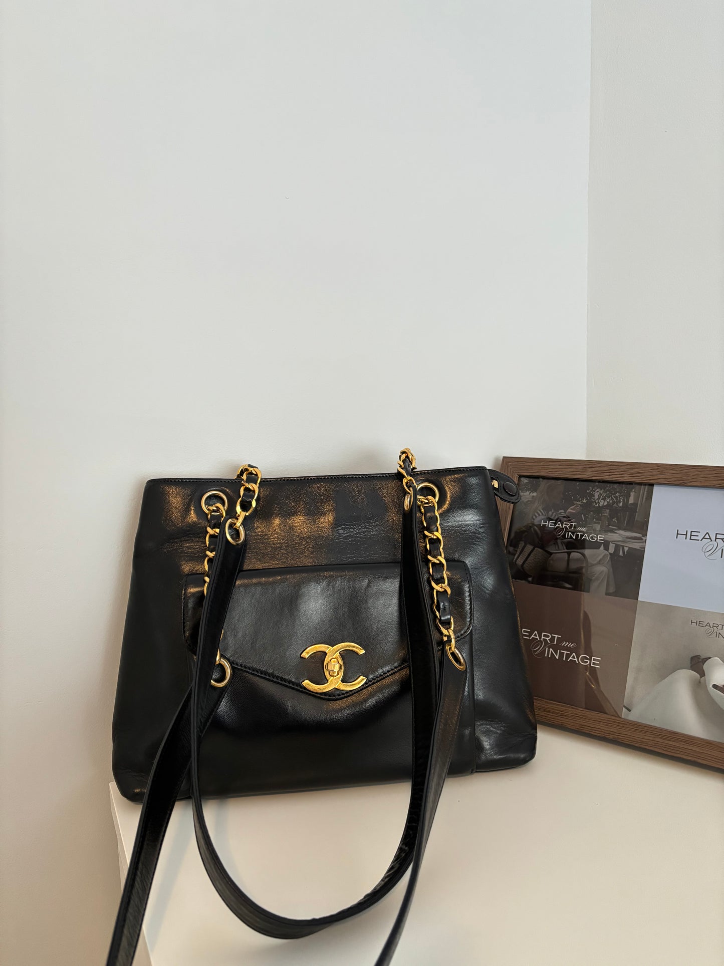 Chanel Lambskin Tote bag with 24k plated GHW