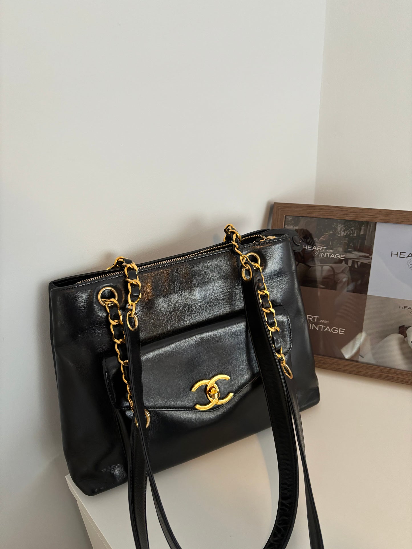 Chanel Lambskin Tote bag with 24k plated GHW