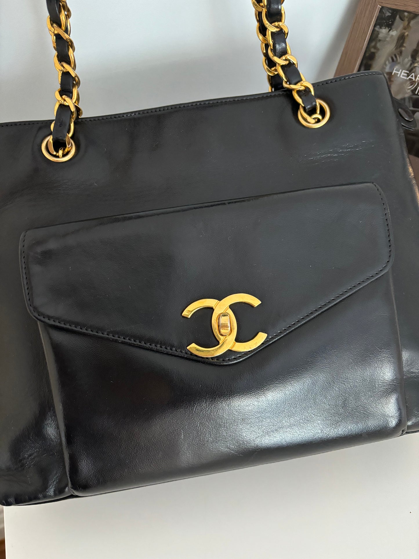 Chanel Lambskin Tote bag with 24k plated GHW