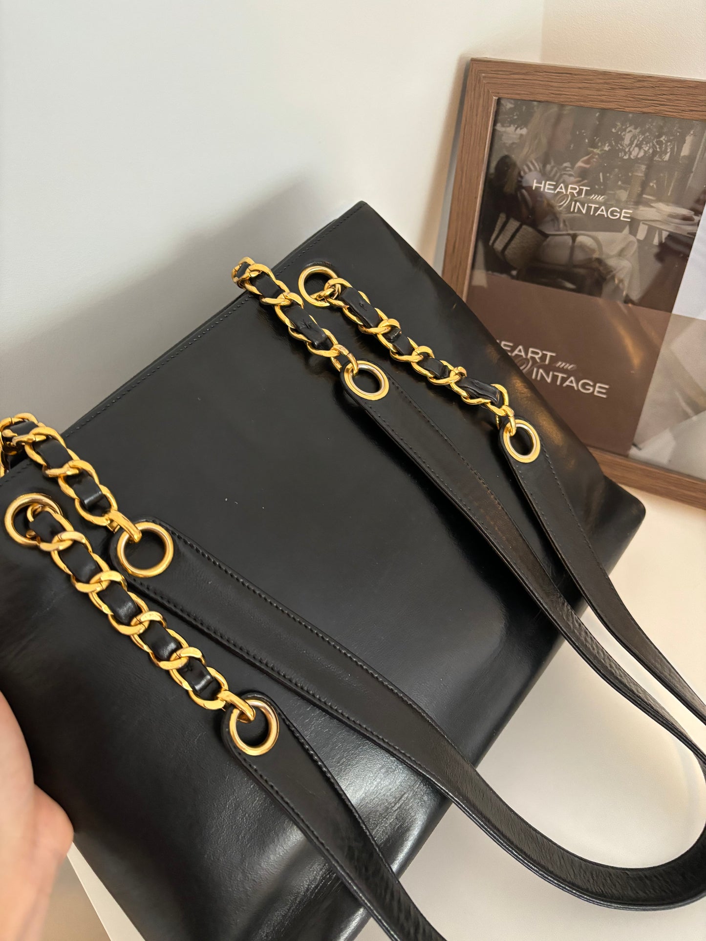 Chanel Lambskin Tote bag with 24k plated GHW