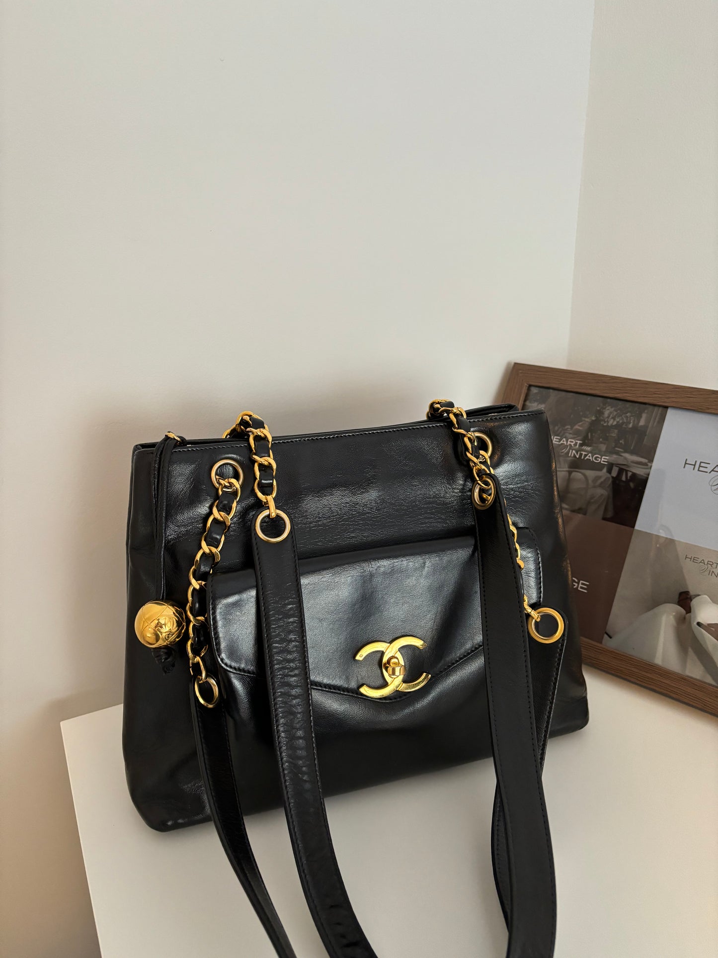 Chanel Lambskin Tote bag with 24k plated GHW