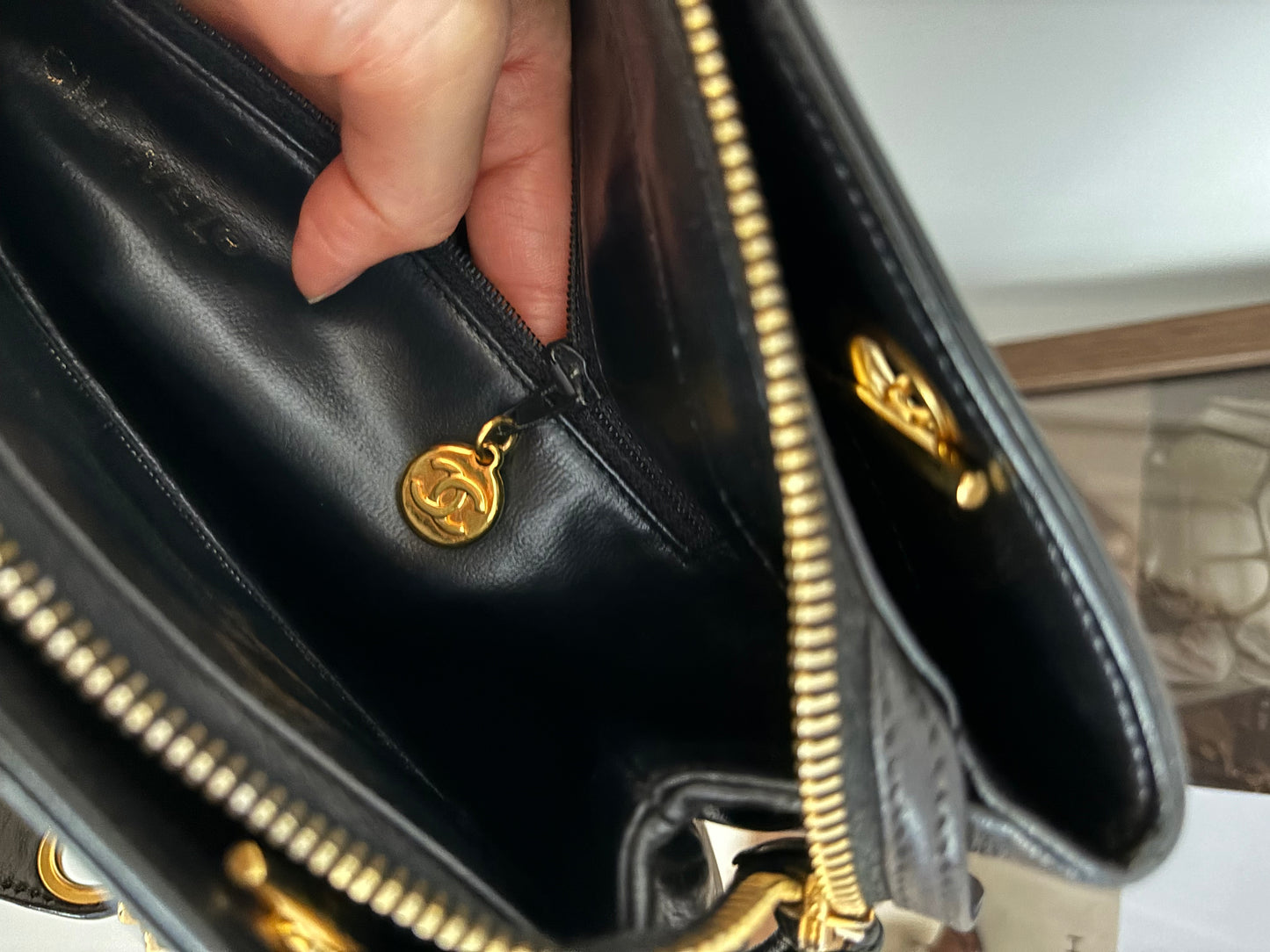 Chanel Lambskin Tote bag with 24k plated GHW