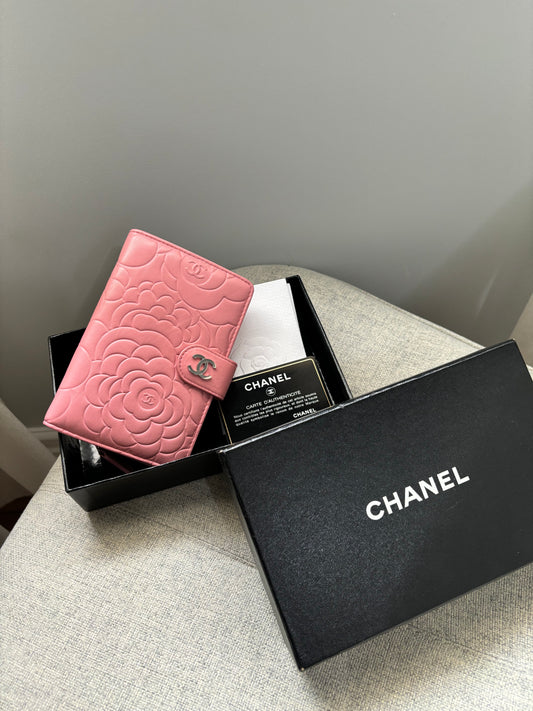 Chanel Camellia Wallet in Baby Pink with SHW