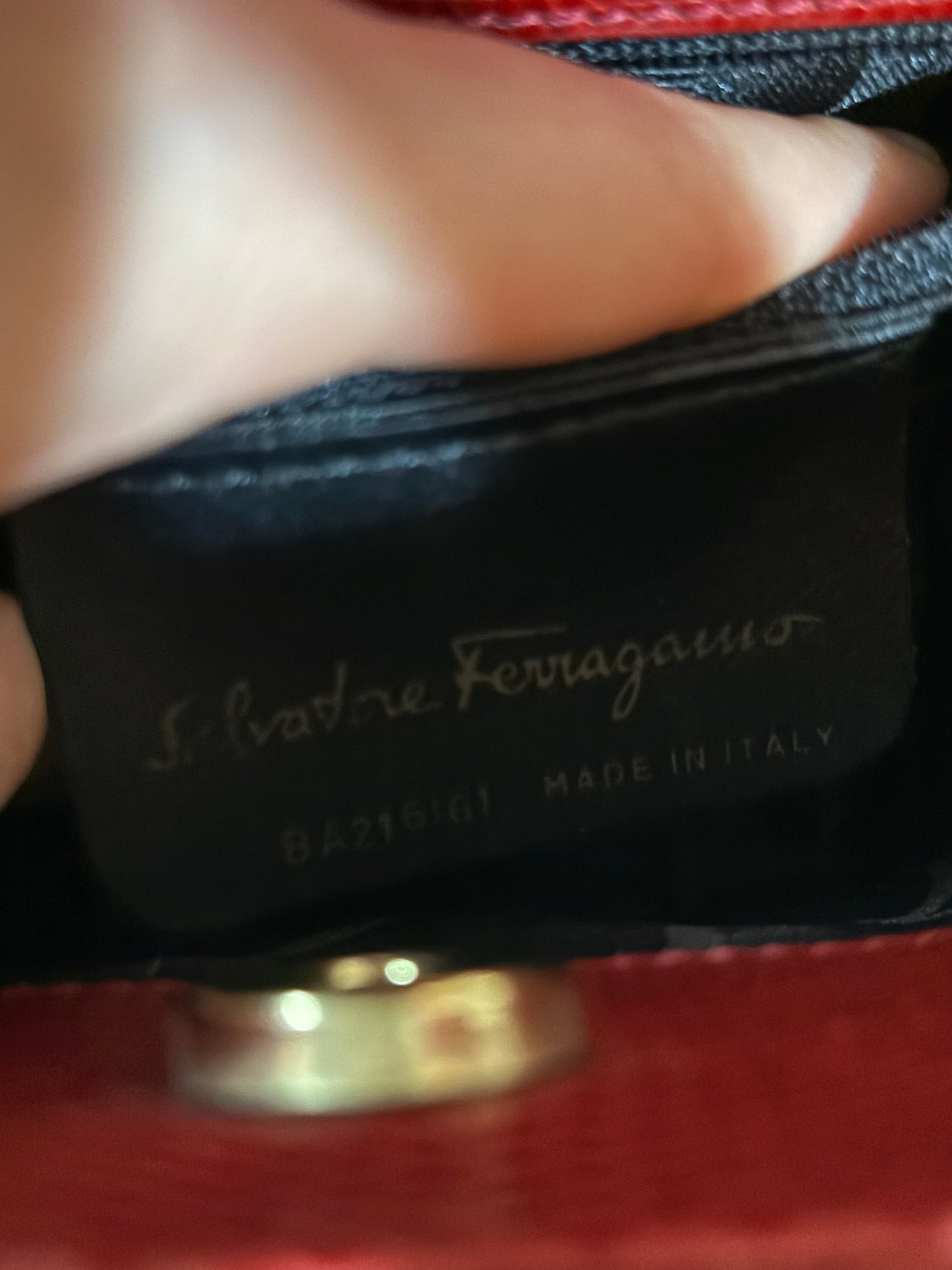 Salvatore Ferragamo Grained Leather Mini Bucket Bag